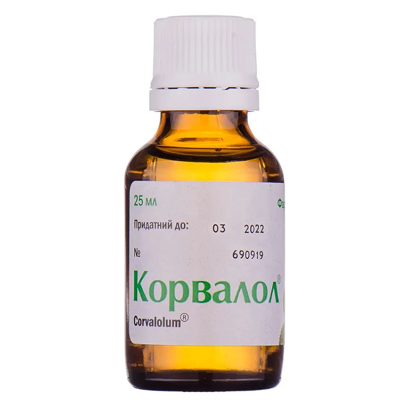 Корвалол краплі по 25 мл у флаконі 1 шт.