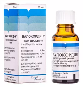 Валокордин капли по 20 мл во флаконе 1 шт.