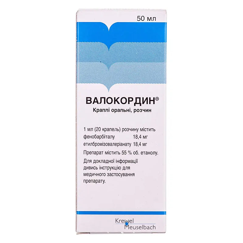 Валокордин капли по 50 мл во флаконе 1 шт.