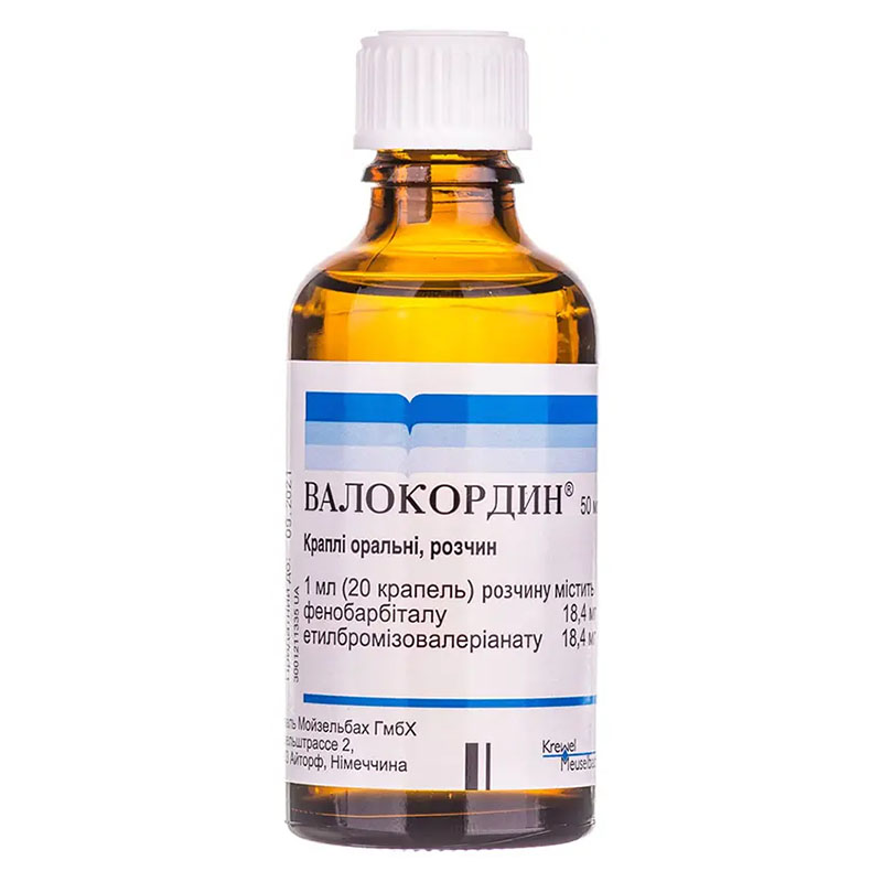 Валокордин капли по 50 мл во флаконе 1 шт.