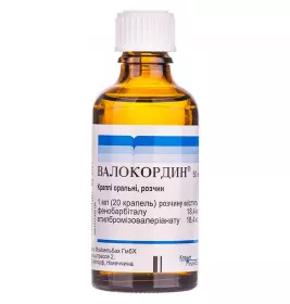 Валокордин краплі по 50 мл у флаконі 1 шт.