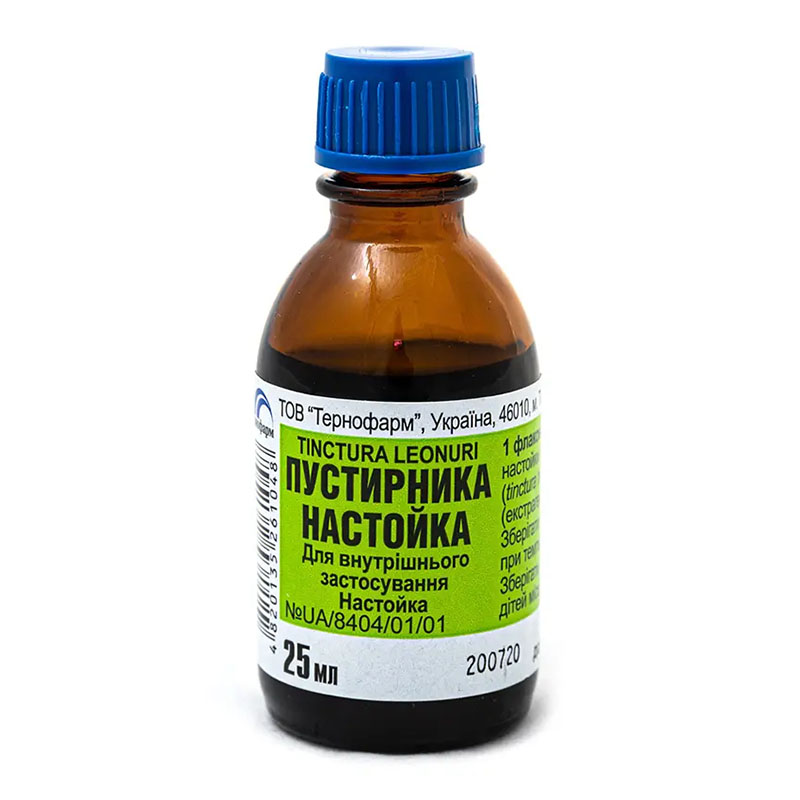 Пустирника настоянка по 25 мл у флаконі 1 шт. - Тернофарм