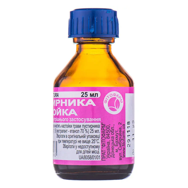 Пустырника настойка по 25 мл во флаконе 1 шт. - Фитофарм