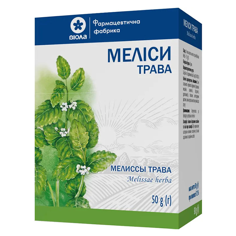 Меліси трава по 50 г у пачці 1 шт. - Віола