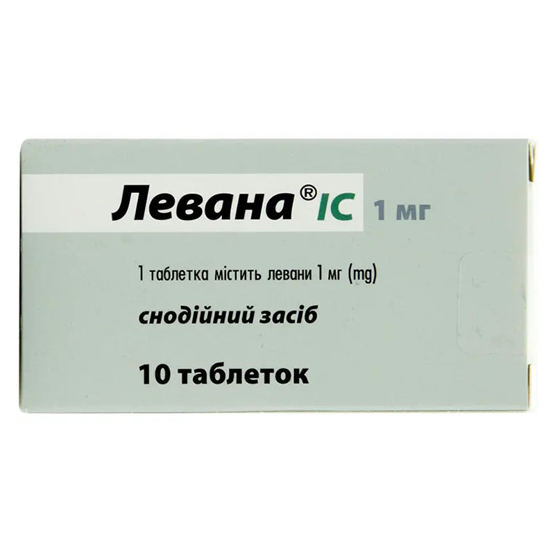 Левана IC таблетки по 1 мг 10 шт. Левана IC таблетки по 1 мг 10 шт.