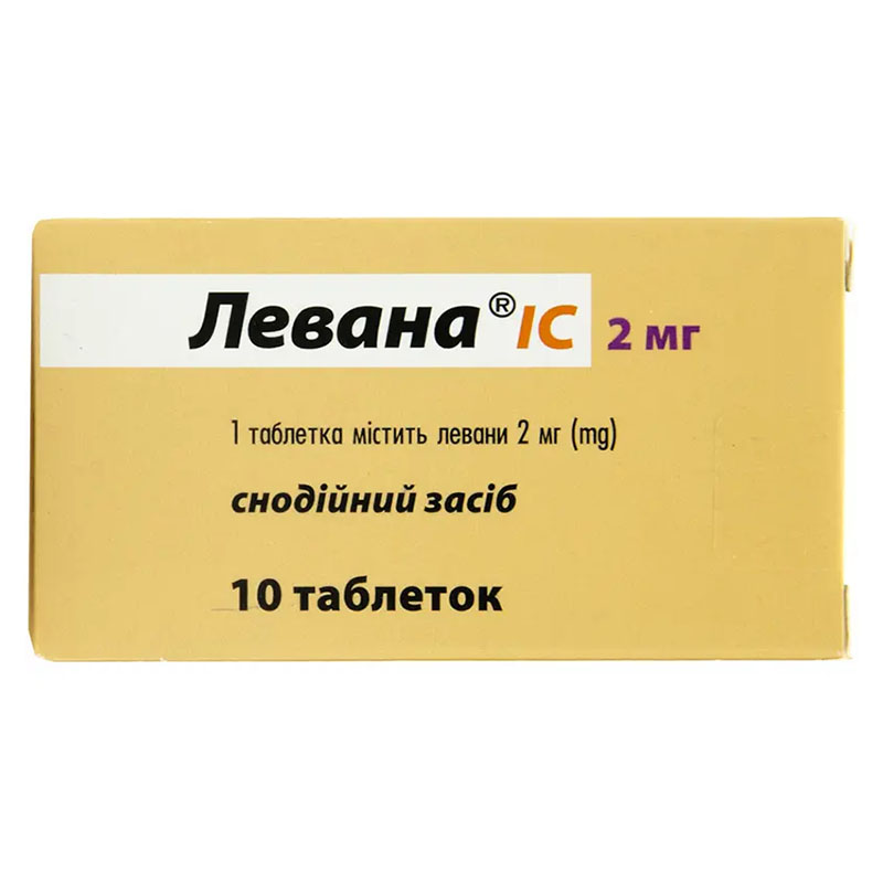 Левана IC таблетки по 2 мг 10 шт. Левана IC таблетки по 2 мг 10 шт.