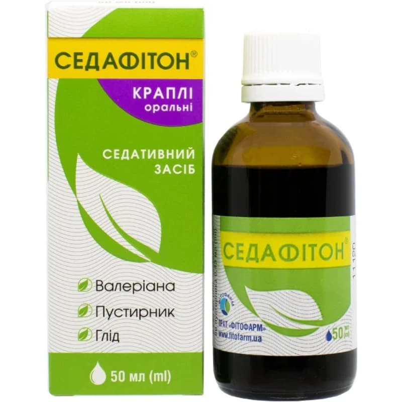 Седафітон краплі по 50 мл у флаконі 1 шт.