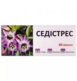 Седистресс таблетки 60 шт. (10х6)