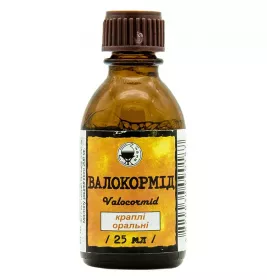 Валокормід краплі по 25 мл у флаконі 1 шт.