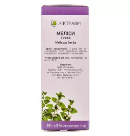 Меліси трава по 50 г у пачці 1 шт. - Лектрави