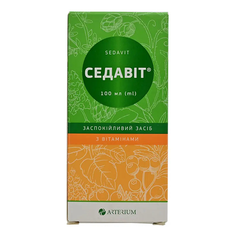 Седавіт розчин по 100 мл у флаконі 1 шт.