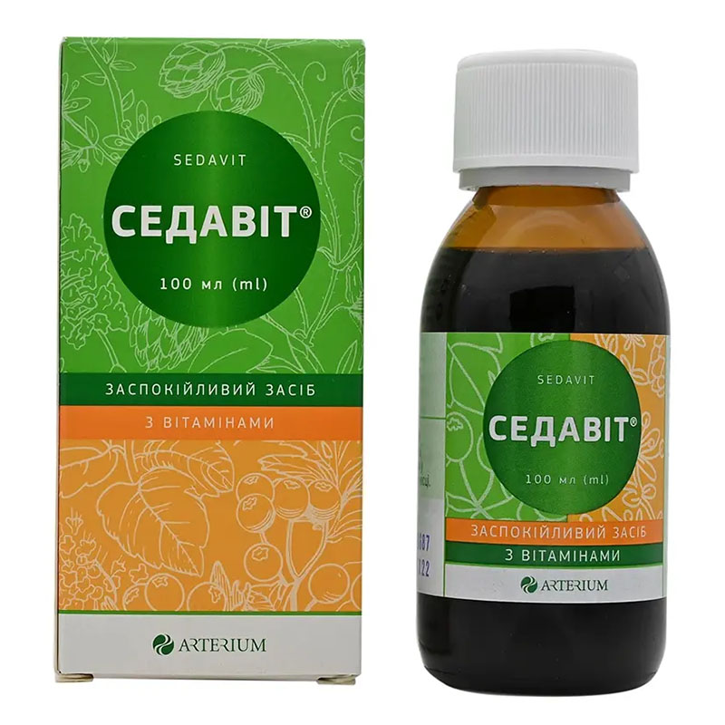 Седавіт розчин по 100 мл у флаконі 1 шт.