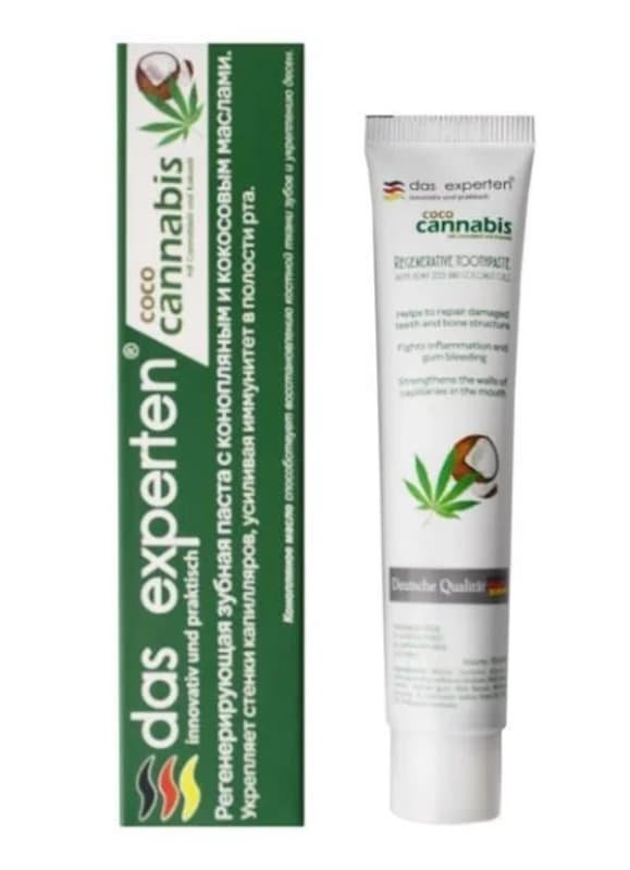 Зубна паста Das experten Cococannabis 70мл