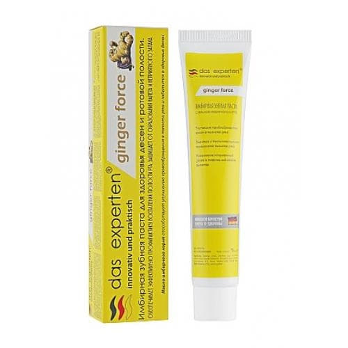 *Зубна паста Das experten гелева Ginger Force 70мл
