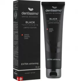 Зубна паста Dentissimo Extra Whitening Black 75 мл