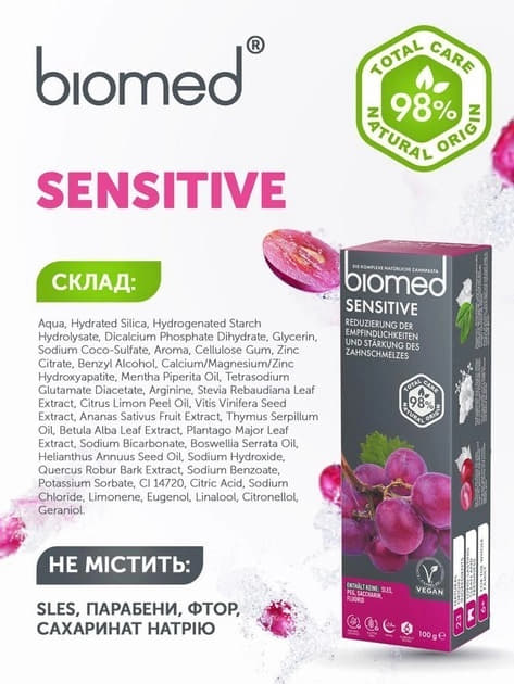*Зубная паста BIOMED СЕНСИТИВ 100 мл