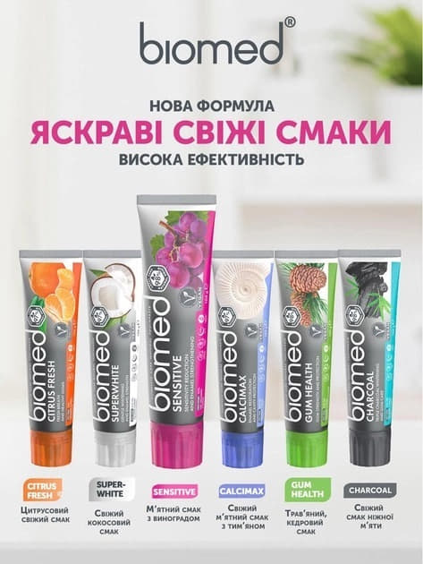 *Зубна паста BIOMED СЕНСІТІВ 100 мл