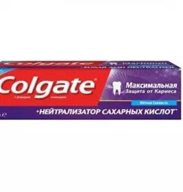 Зубна паста Colgate Максимальний захист від каріесу + Нейтралізатор цукрових кислот 75 мл