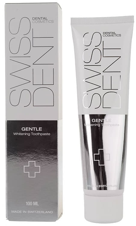 Зубна паста Swissdent NANOWHITENING відбілююча для чутливих зубів та ясен 100 мл