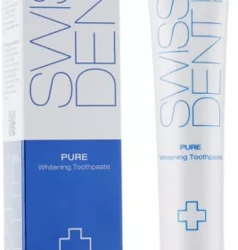 Зубна паста Swissdent Pure відбілююча антбиктеріальна з фруктовими ензимами 100 мл