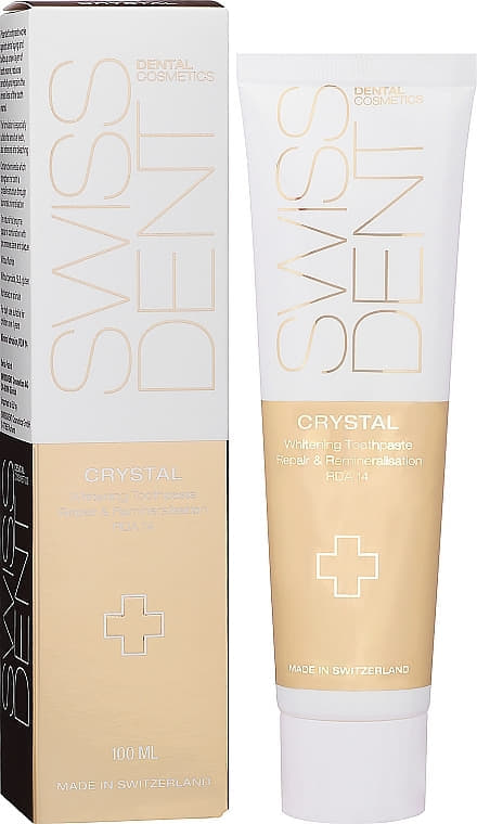 Зубна паста Swissdent Crystal паста-крем відбілююча 100 мл