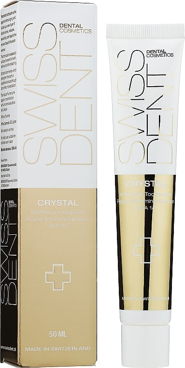 Зубна паста Swissdent Crystal паста-крем відбілююча 100 мл