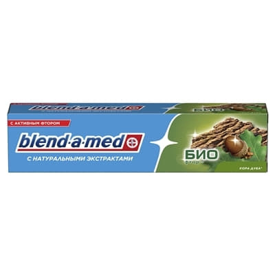 *Зубная паста BLEND A MED Био-Фтор Кора дуба 100мл *Зубная паста BLEND A MED Био-Фтор Кора дуба 100мл