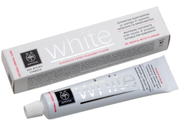 *Зубна паста Apivita відбілююча з мастикою і прополісом 75 мл