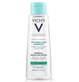 *Вода Vichy Пюрте Термаль мицелярная для жирной и комбинир кожи лица и глаз 200 мл