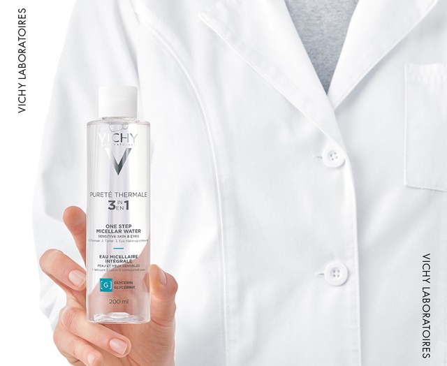 Вода міцелярна для обличчя та очей Vichy Пюрте Термаль для чутливої шкіри 200мл