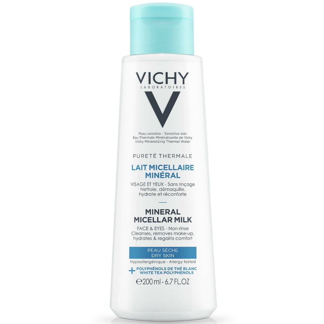 *Молочко Vichy Пюрте Термаль Міцелярне для сухої шкіри обличчя та очей 200 мл