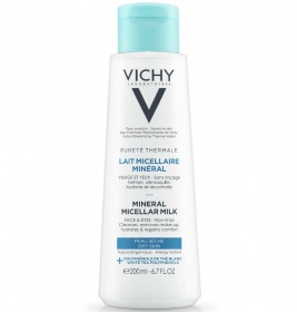 *Молочко Vichy Пюрте Термаль Міцелярне для сухої шкіри обличчя та очей 200 мл