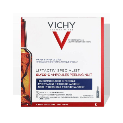 *Концентрат Vichy Ліфтактив Спеціаліст Гліко-С нічний з ефектом пілінгу для обличчя ампули 10*2мл