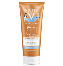 *Гель Vichy Капиталь Солей Солнцезащ водостойкий для детей SPF50+ 200мл