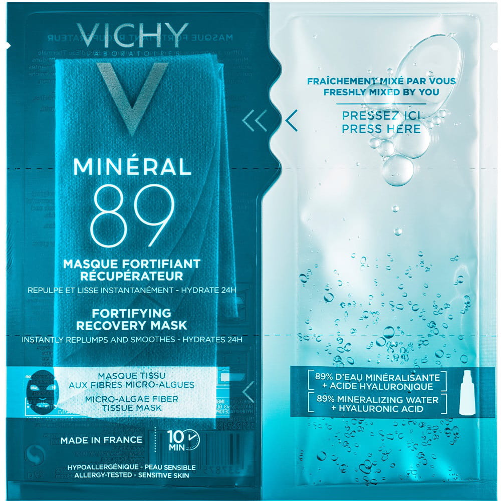 *Маска Vichy Минерал 89 тканинна для відновлення шкіри обличчя 29г