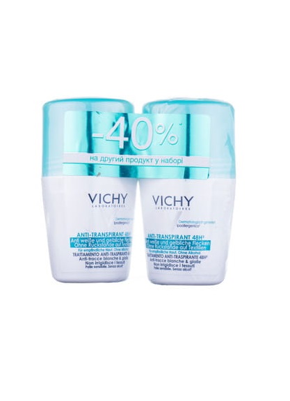 *Промо-набор Vichy дезодорантов против пятен -40% *Промо-набор Vichy дезодорантов против пятен -40%