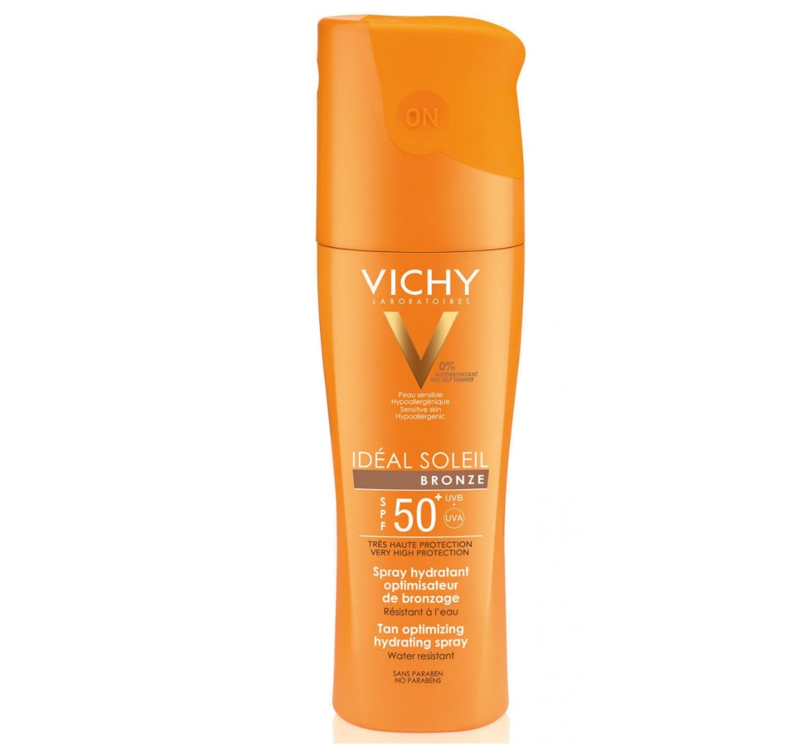 *Спрей Vichy Ідеаль солей Сонцезахисний для тіла SPF50 200мл