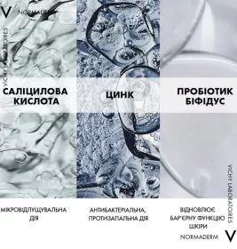 Гель для обличчя Vichy Нормадерм Фітосолюшн для глибокого очищення жирної та проблемної шкіри 200мл