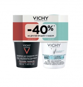 *Промо-набор Vichy дезодорантов мужской + женский -40%