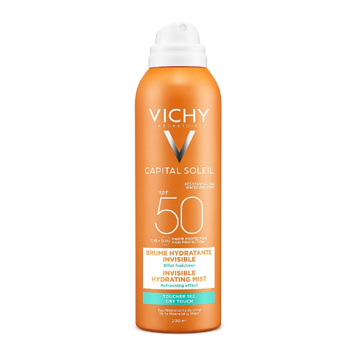 *Спрей-вуаль Vichy Капиталь Солей Солнцезащ.водост. увлажняющий SPF50 200мл *Спрей-вуаль Vichy Капиталь Солей Солнцезащ.водост. увлажняющий SPF50 200мл