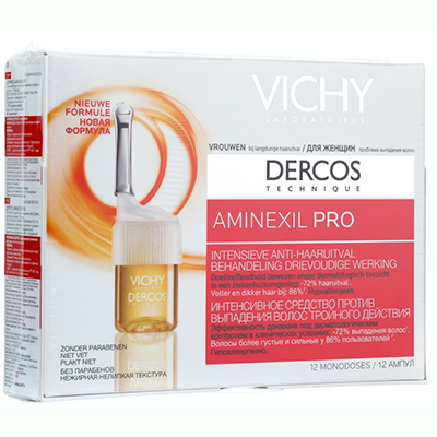 *Ампули Vichy Деркос Амінексіл PRO для жінок 6 мл №12