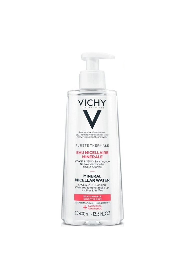 *Розчин Vichy Міцелярний Пюрте Термаль для зняття макіяжу для чутливої шкіри 400 мл
