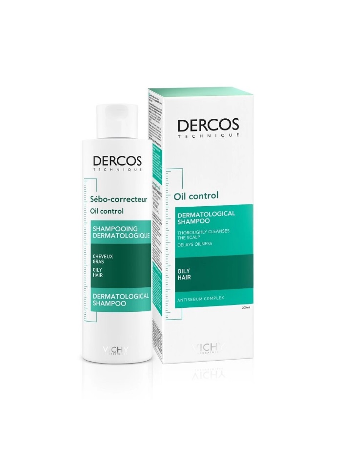 Шампунь для волосся Vichy Деркос себорегулюючий для жирного волосся 200мл
