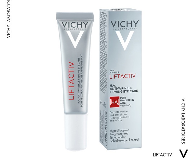Крем для кожи вокруг глаз Vichy Лифтактив HA д/коррекции морщин и темных кругов 15мл