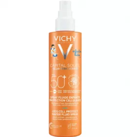 *Спрей-флюид Vichy Капиталь Солей Солнцезащ водостойкий для детей SPF 50+ 200 мл