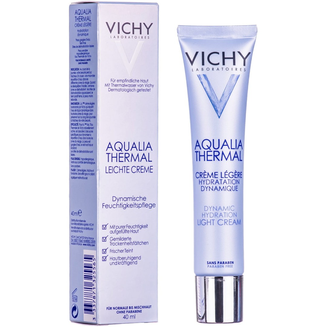 *Крем Vichy Аквалия Термаль Легкий для обличчя динамічне зволоження шкіри 40 мл
