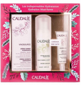 *Набор Caudalie2514 Vinosource Hydration Must-Haves (Крем сорб. 40мл+Пенка 50мл+Сыв.S.O.S 10мл)