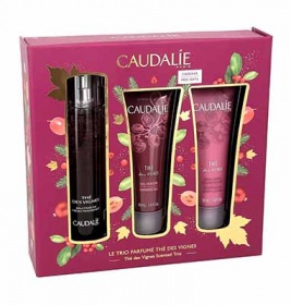 *Набір Caudalie2521 Thé des Vignes (Гель Ті де Вінь+Крем д/тіла+Вода туал. Тігрейп Вінь по 50мл)