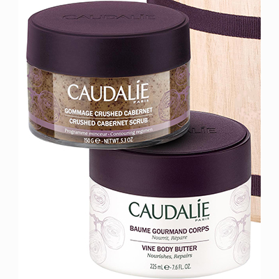 *Набір Caudalie2525 Spa at Home Body (Скраб Каберне 150 г+Бальзам д/тіла 225 мл)