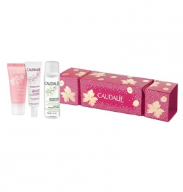 *Набор Caudalie2527 Vinosource Xmas Cracker (Крем сорбет 15мл+Сыв. S.O.S 10мл+Вода д/снят. мак.30мл)